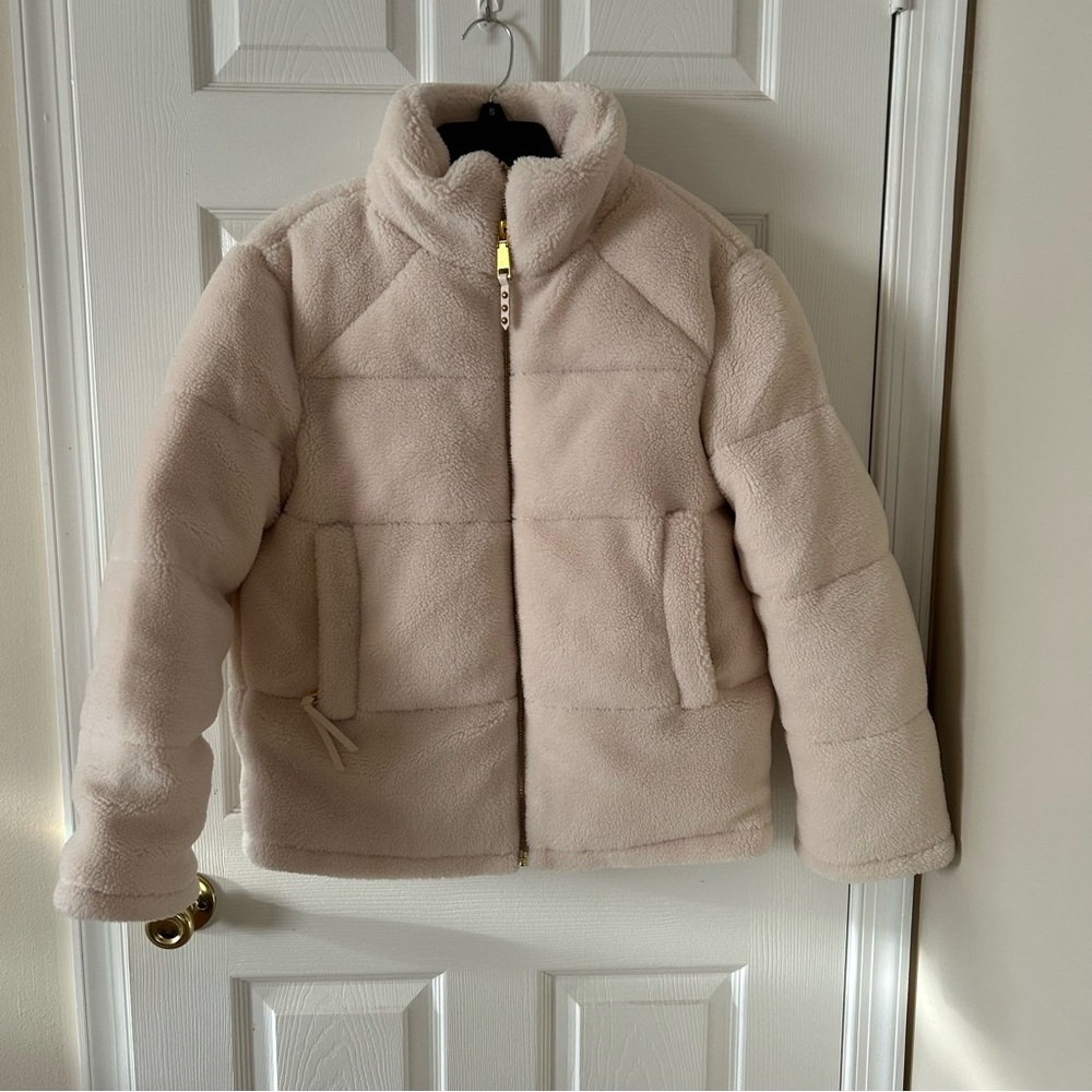 NWT Rebecca Minkoff Cream Puffer Jacket - Picture 3 of 10